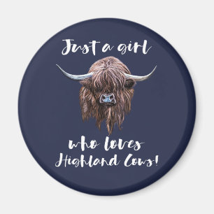 Íman Apenas uma menina que ame montanhas escocesas