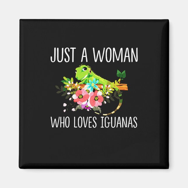 Íman Apenas uma mulher que ama Iguanas (Frente)