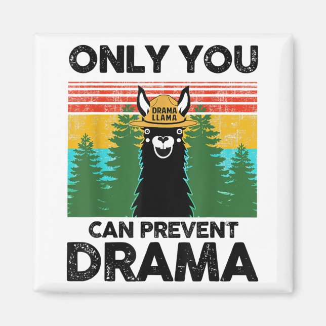 Íman Apenas Você Pode Impedir O Drama Llama Acampando V (Frente)