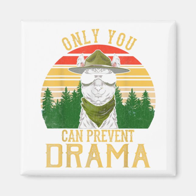 Íman Apenas Você Pode Impedir O Drama Llama Acampando V (Frente)