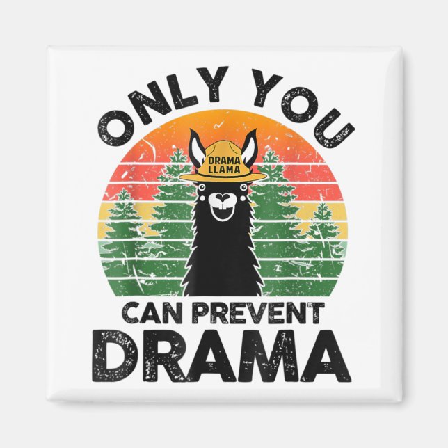 Íman Apenas Você Pode Impedir O Drama Llama Acampando V (Frente)