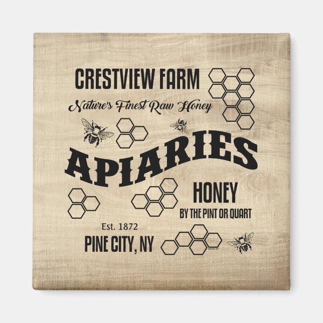 ÍMAN APIÁRIOS DE FAZENDA CRESTVIEW (Frente)