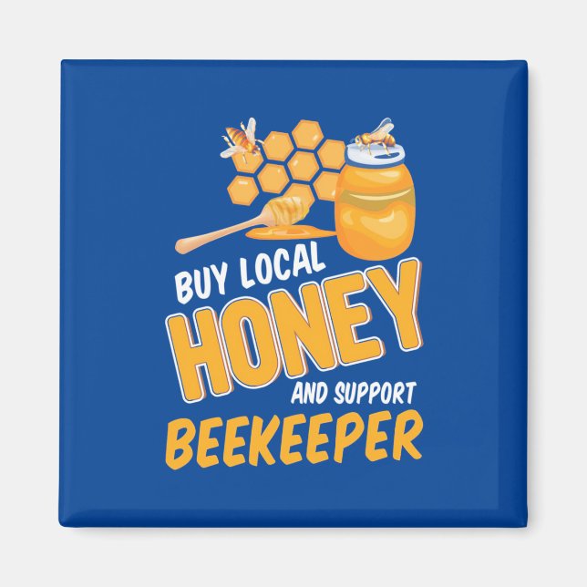 Íman Apicultor Local De Mel E Suporte Do comprar (Frente)