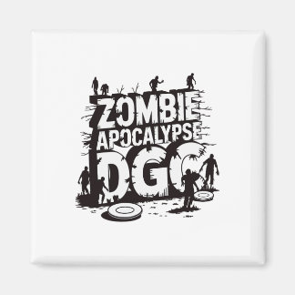 Íman Apocalipse Zumbi Dgc Divertido Amante de Disc Golf