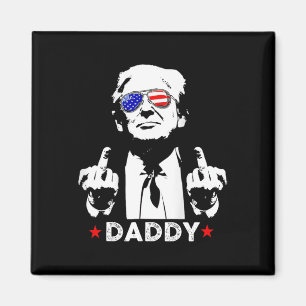 Íman Apoiadores do Trump Daddy Presidente 2025 Homens e