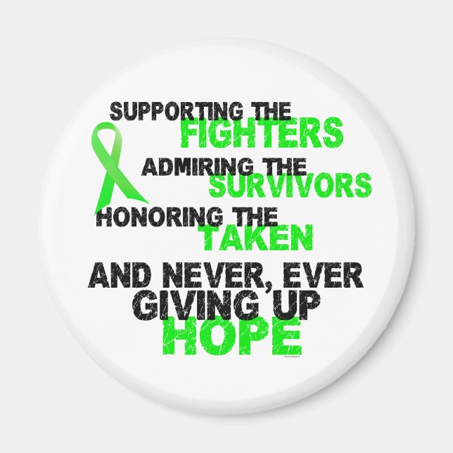 Íman Apoiando Admirando Honrando 3 LYMPHOMA (Frente)