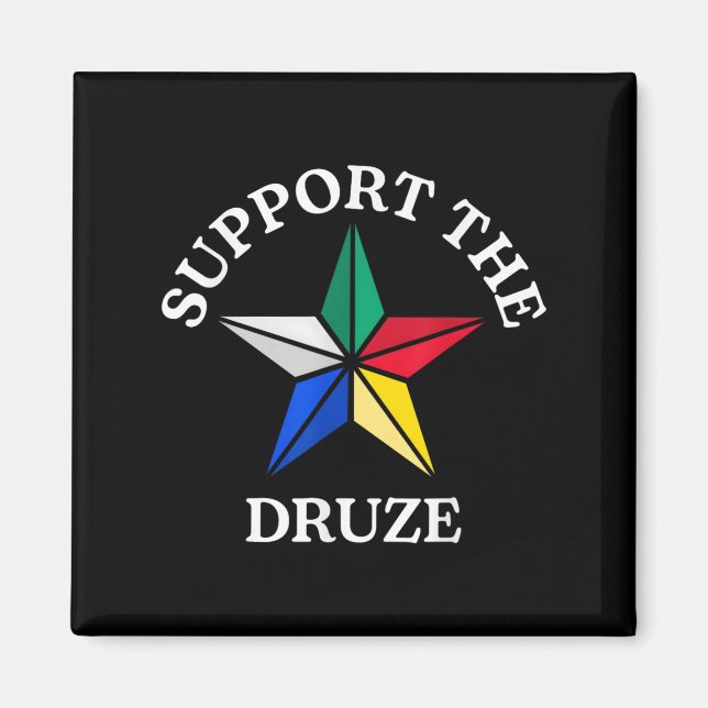 Íman Apoiar A Tradicional Druze Flag Star Cult (Frente)