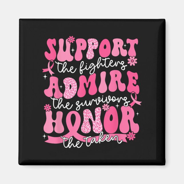 Íman Apoiar Admire Honra Admire Aviso de Consciência do (Frente)