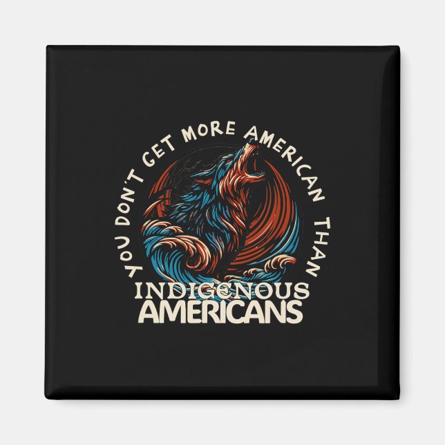 Íman Apoiar os Nativos Americanos  (Frente)