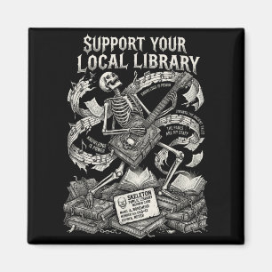 Íman Apoie o seu livro gótico de biblioteca local