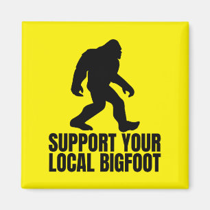 Íman Apoie seu Bigfoot local engraçado amante do Bigfoo