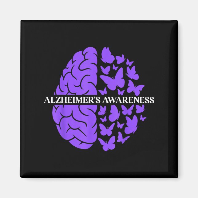 Íman Apoio à Consciencialização da Doença de Alzheimer  (Frente)