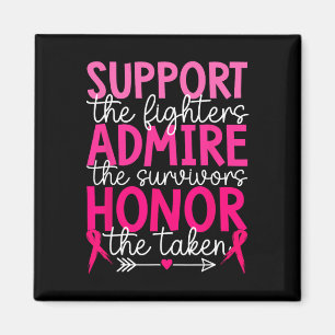 Íman Apoio ao cancer de mama Admire Honra Breastcancer