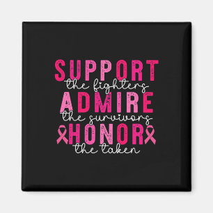 Íman Apoio ao cancer de mama Admire Honra Cancer A
