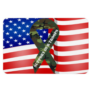 Íman Apoio de Camo do verde da bandeira americana