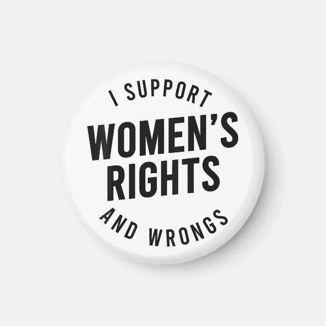 Íman Apoio os direitos das mulheres e os erros (Frente)
