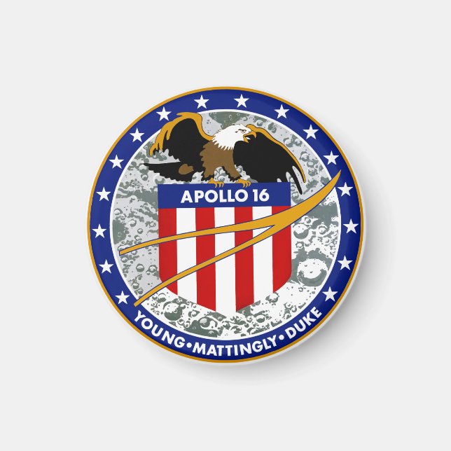 Íman Apollo 16: O voo da Penúltima (Frente)