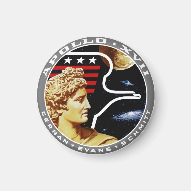 Íman Apollo 17: O último Hurrah! (Frente)