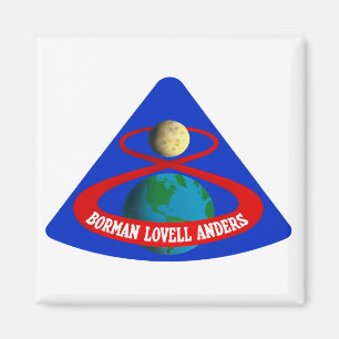 Íman Apollo 8: Primeiros homens à lua!