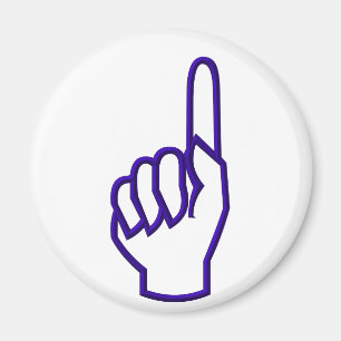 Íman Apontar acima do dedo/mão