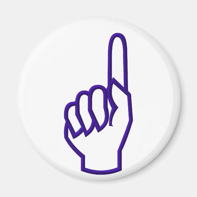 Íman Apontar dedo/mão (Frente)