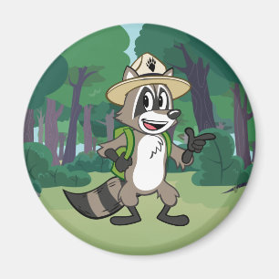 Íman Apontar do rick da guarda florestal do rick   da