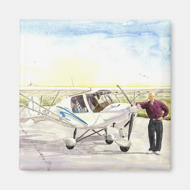 Íman "Após o voo" (Frente)