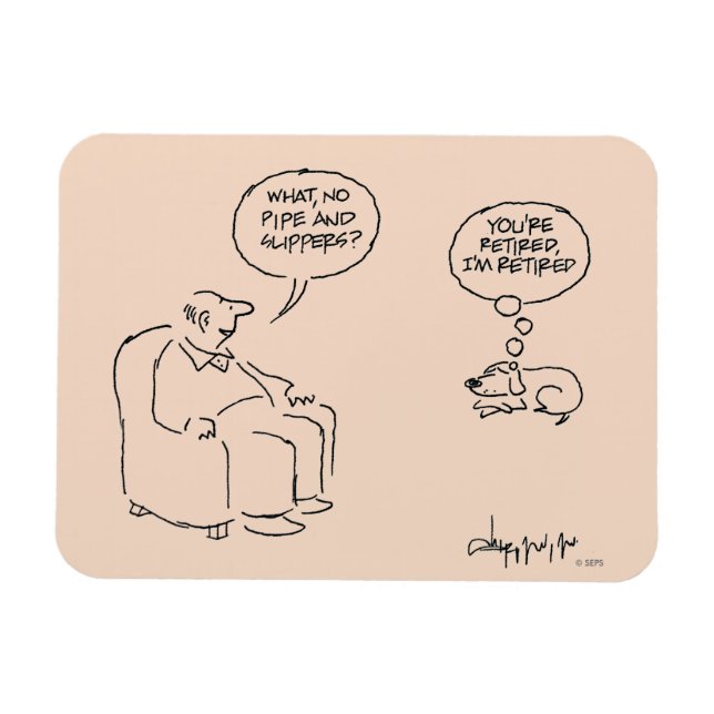 Íman Aposentado (Horizontal)