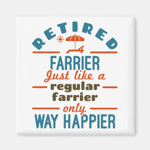 Íman Aposentado Farrier Engraçado Aposentado