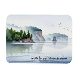 Íman Apostle Islands National Lakeshore Watercolor