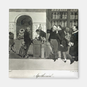 Íman Apothecary, gravado por Delpech