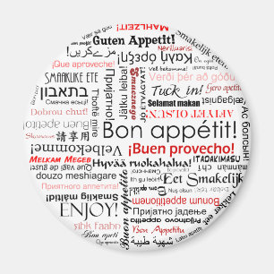 Íman Appetit do Bon na tipografia diferente de muitas