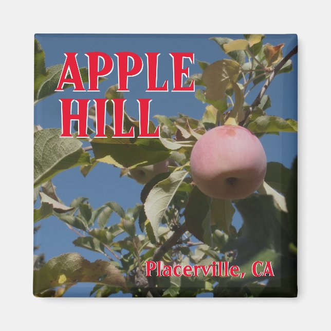 Íman Apple Hill Placerville Viagem Magnet (Frente)