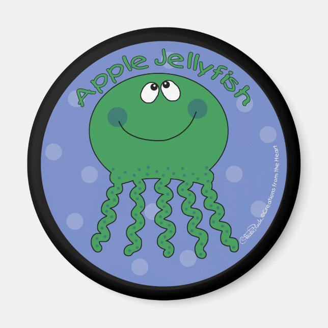 Íman Apple Jellyfish (Frente)