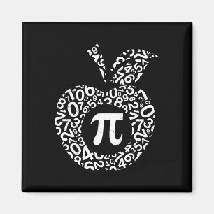 Íman Apple Pi Algebra Sinal Matemática Engraçado Presen