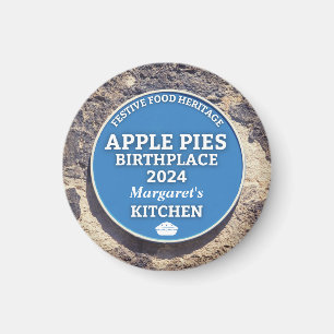 Íman Apple Pies Blue Plaque Magnet