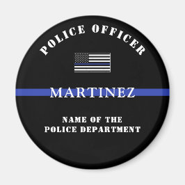 Íman Apreciação do Agente Policial Thin Blue Line