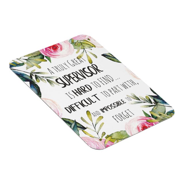 Íman Apreciação do Supervisor Obrigado Cotação Chefe (Lado Direito)