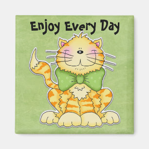 Íman aprecie cada ímã do gato do dia