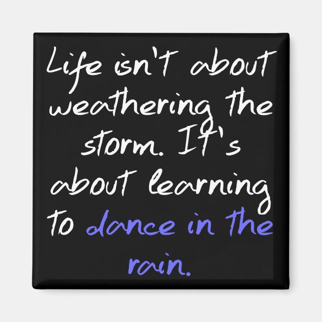 Íman Aprendendo A Dançar Na Chuva (Frente)