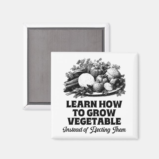 Íman Aprender A Cultivar Vegetais Em Vez De Eleger (Front/Back)