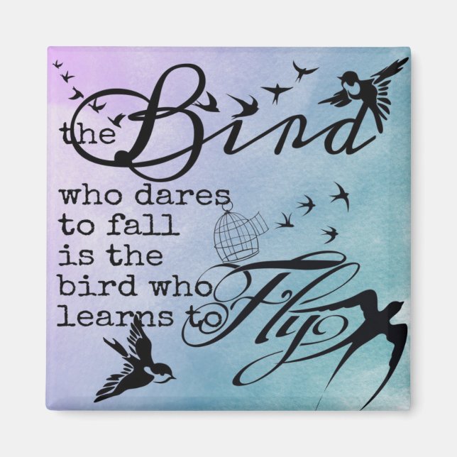 Íman Aprender a Voar (Frente)