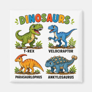 Íman Aprendizado de Espécies de Dinossauros para Crianç