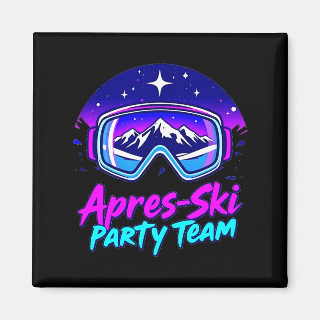 Íman Apres ski party vibes – snowy mountain nightlife A (Frente)