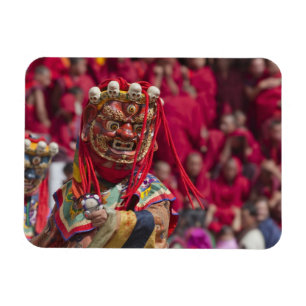 Íman Apresentação de dança mascarada no Festival Tshech