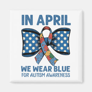 Íman April Blue Outfit Para Sensibilizar O Autismo E Su