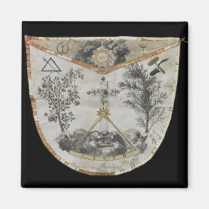 Íman Apron de um mestre da ordem da Rosa-Croix