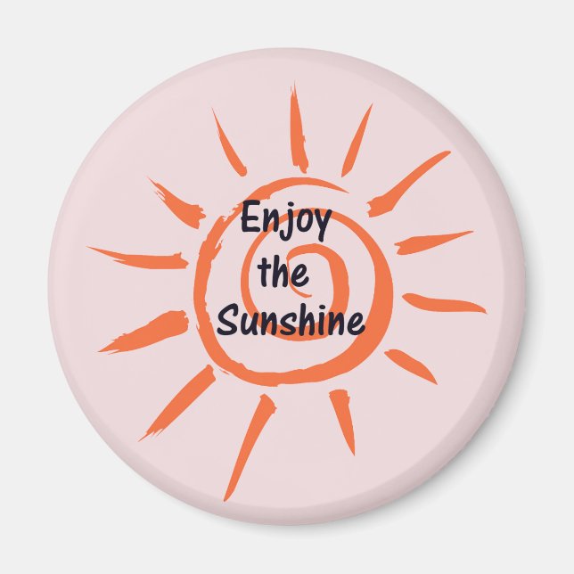 Íman Aproveite o ímã sunshine (Frente)