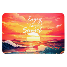 Íman Aproveite todos os ímãs do oceano sunset