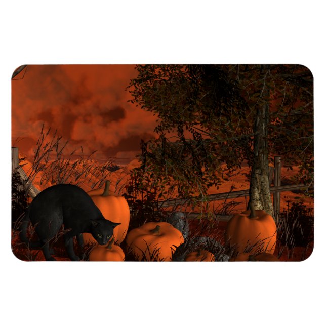 Íman Aproximando-se do Halloween (Horizontal)